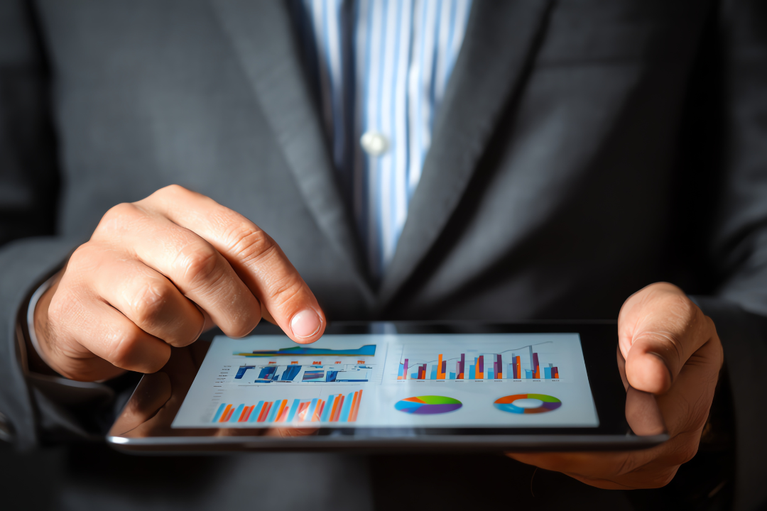 A digital dashboard showing website performance metrics and page speed analytics.